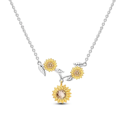 Collier Tournesol – Élégance Florale